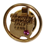 Augusta National Golf Club 10k Gold w/Ruby Employee Pin in Box