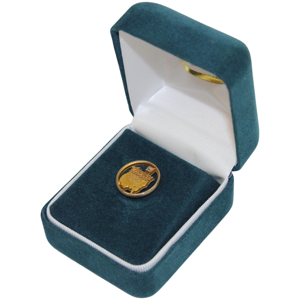Augusta National Golf Club 10k Gold Employee Pin in Box