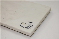 Augusta National Golf Club Exclusive Flowering Peach Marble Serving Platter w/Knife in Box by Artist Michael Aram
