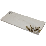 Augusta National Golf Club Exclusive Flowering Peach Marble Serving Platter w/Knife in Box by Artist Michael Aram