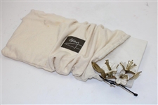 Augusta National Golf Club Exclusive Flowering Peach Marble Serving Platter w/Knife in Box by Artist Michael Aram