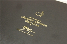 Augusta National Golf Club Exclusive Flowering Peach Marble Serving Platter w/Knife in Box by Artist Michael Aram