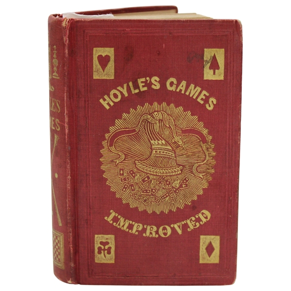 1847 Hoyles Games Improved: The Established Rules & Practice Book with Mention of Goff/Golf