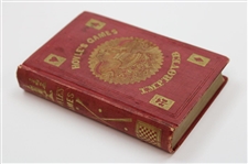 1847 'Hoyle's Games Improved: The Established Rules & Practice' Book with Mention of Goff/Golf