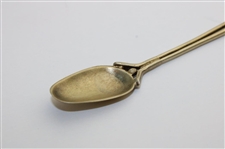 1889 Edinburgh Sterling Silver Two Golf Clubs with Balls Spoon
