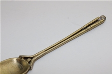 1889 Edinburgh Sterling Silver Two Golf Clubs with Balls Spoon