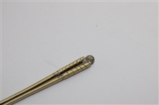 1889 Edinburgh Sterling Silver Two Golf Clubs with Balls Spoon