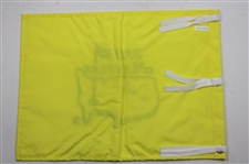 Arnold Palmer Signed 2011 Masters Tournament Embroidered Flag JSA ALOA