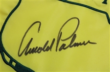 Arnold Palmer Signed 2013 Masters Tournament Embroidered Flag JSA ALOA