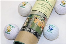 Palmer Signed Book, 2004 Masters Annual, Sleeves of Masters & St Andrews Golf Balls & more