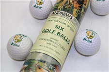 Palmer Signed Book, 2004 Masters Annual, Sleeves of Masters & St Andrews Golf Balls & more