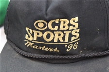 1992 & 1996 CBS Sports Masters Tournament Green & Black Hats