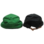 1992 & 1996 CBS Sports Masters Tournament Green & Black Hats