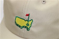 Masters Tournament Embroidered Logo Khaki STAFF Performance Hat