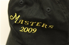 Three (3) 2009 Masters Tournament Black GROUNDS Hats