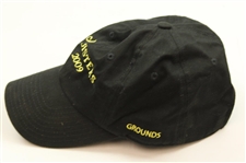 Three (3) 2009 Masters Tournament Black GROUNDS Hats