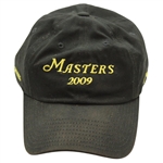 Three (3) 2009 Masters Tournament Black GROUNDS Hats