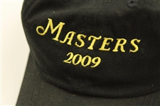 Three (3) 2009 Masters Tournament Black GROUNDS Hats