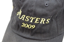 Three (3) 2009 Masters Tournament Black GROUNDS Hats