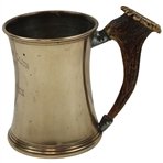 1911 Pawtucket Golf Club Antler Trophy Stein Won by Elmer E. Wynn
