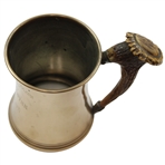1911 Pawtucket Golf Club Antler Trophy Stein Won by Elmer E. Wynn