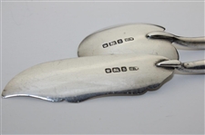 Sterling Spoon And Butter Knife With Pearl Handles In Original Fitted Case