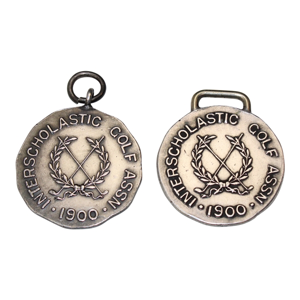Two (2) 1904 Greater Boston Interscholastic Golf Association Medals 