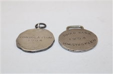 Two (2) 1904 Greater Boston Interscholastic Golf Association Medals 