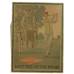 Group Of 3 Original Golf Clothes Boxes With Outstanding  Golf Scenes To Covers