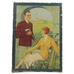 Group Of 3 Original Golf Clothes Boxes With Outstanding  Golf Scenes To Covers