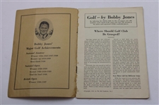 Group of Two (2) Bobby Jones first edition Instructional pamphlets