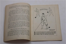 Group of Two (2) Bobby Jones first edition Instructional pamphlets