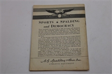Group of Two (2) Bobby Jones first edition Instructional pamphlets