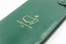 1959 Masters Tournaments Accessories Case in Green Cowhide Leather Gift - Wall Winner