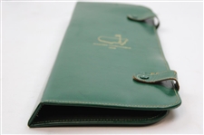 1959 Masters Tournaments Accessories Case in Green Cowhide Leather Gift - Wall Winner