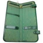 1959 Masters Tournaments Accessories Case in Green Cowhide Leather Gift - Wall Winner