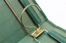 1959 Masters Tournaments Accessories Case in Green Cowhide Leather Gift - Wall Winner