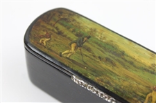 19th Century Golf Lidded Snuff Box 