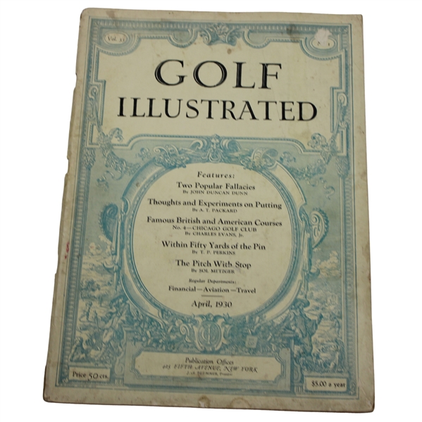 April 1930 Golf Illustrated Chicago Golf Club Issue