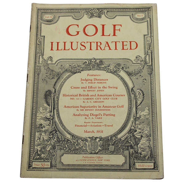 March 1931 Golf Illustrated Garden City Golf Club Issue