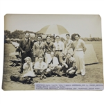 Original Photo of Bobby Jones and Cast on Movie Set