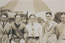 Original Photo of Bobby Jones and Cast on Movie Set