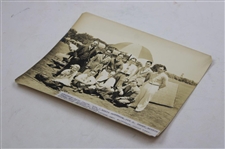 Original Photo of Bobby Jones and Cast on Movie Set