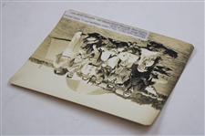Original Photo of Bobby Jones and Cast on Movie Set