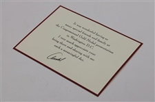 Arnold Palmer Signed 2012 Thank You Card & Program from 2012 Congressional Gold Medal Presentation JSA ALOA