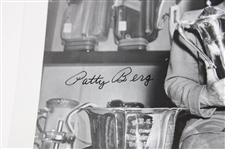 Patty Berg Signed Press Photo W/ Trophies JSA ALOA