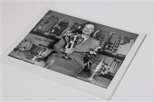 Patty Berg Signed Press Photo W/ Trophies JSA ALOA