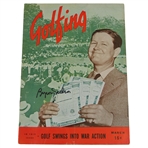 Byron Nelson Signed March 1942 Golfing Magazine JSA ALOA