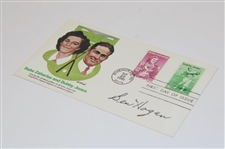 Ben Hogan Signed 1981 Babe Zaharias & Bobby Jones FDC JSA ALOA