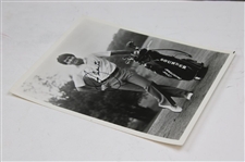 Seve Ballesteros Signed Photo w/ Golf Bag JSA ALOA